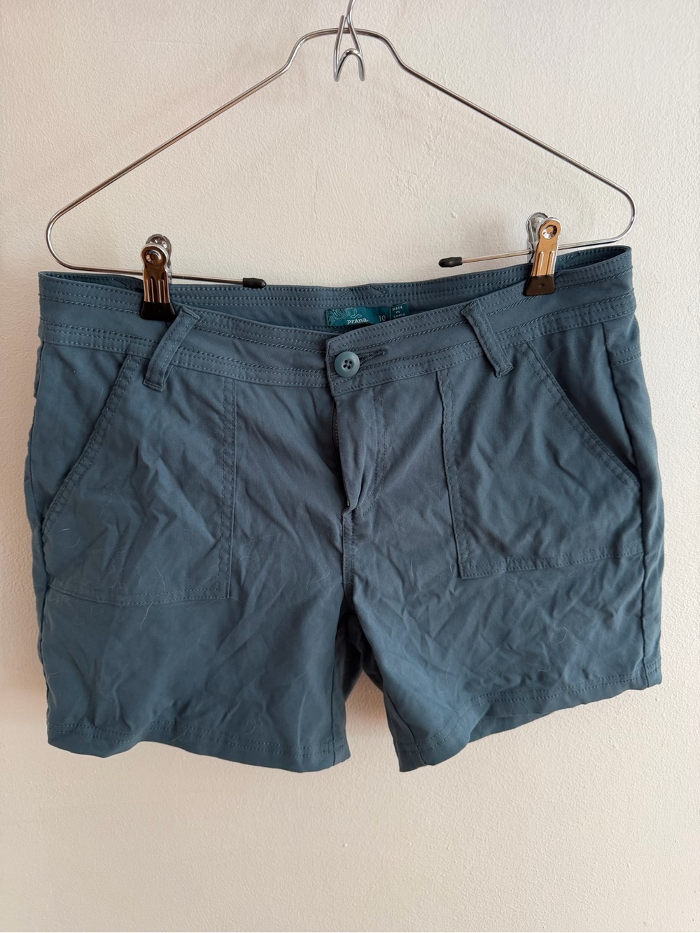 Prana Women's Slate Blue Utility Shorts